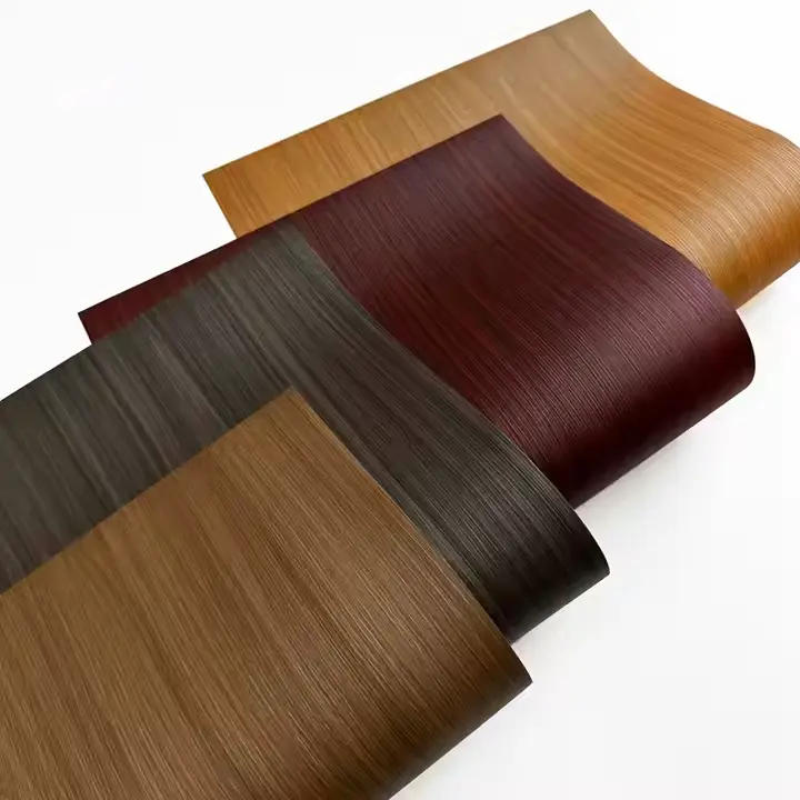 Anti-Scratch Wood Grain Pvc Marble Board Matination Film